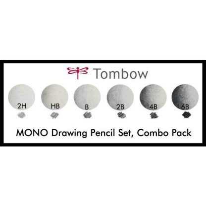 Tombow Mono grafit ceruza 6db + Mono Zero radír egy készletben - Image 2
