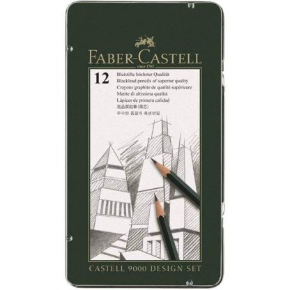 Faber-Castell CASTELL 9000 12db-os grafit ceruza készlet (design)
