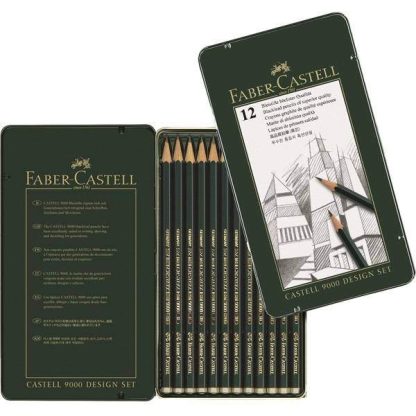 Faber-Castell CASTELL 9000 12db-os grafit ceruza készlet (design) - Image 2