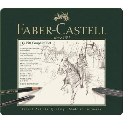 Faber-Castell Pitt grafitceruza készlet 19 db-os fém dobozban