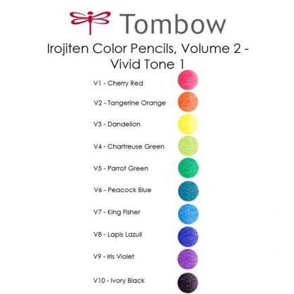 Tombow Irojiten színesceruza készlet Rainforest 30db-os - Image 8
