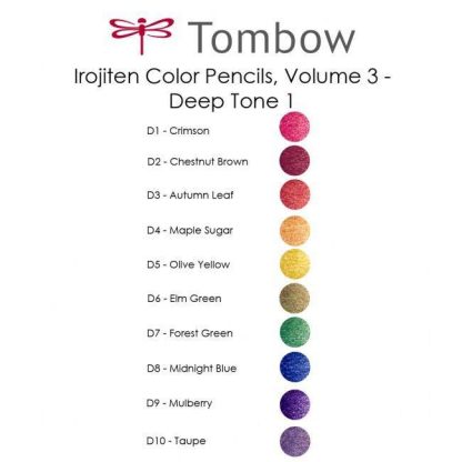 Tombow Irojiten színesceruza készlet Rainforest 30db-os - Image 9