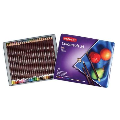 Derwent Coloursoft színesceruza készlet 24db-os - Image 3