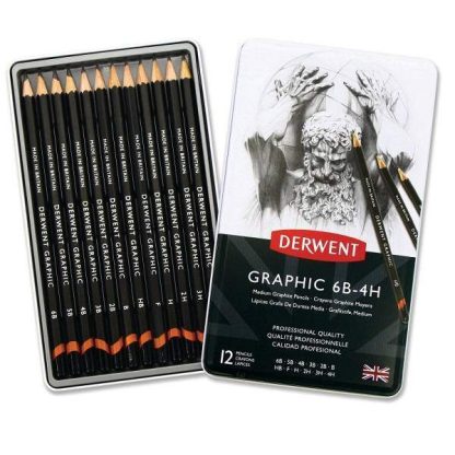 Derwent grafitceruza készlet 12 db-os "közepes" - Image 2