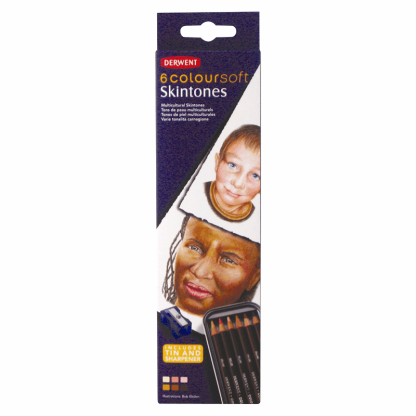 Derwent Coloursoft bőr tónusok színes ceruza készlet 6db - Image 4