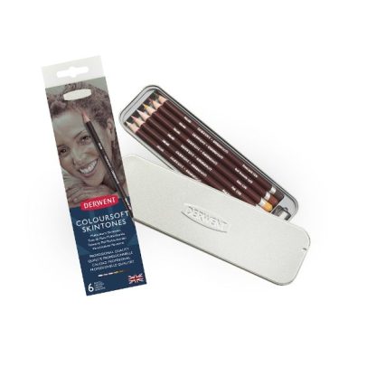 Derwent Coloursoft bőr tónusok színes ceruza készlet 6db - Image 2