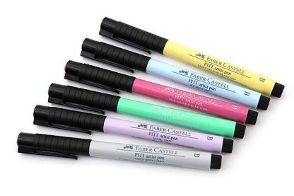 Faber-Castell ecsetfilc készlet 6 db-os (pasztell színek) - Image 2