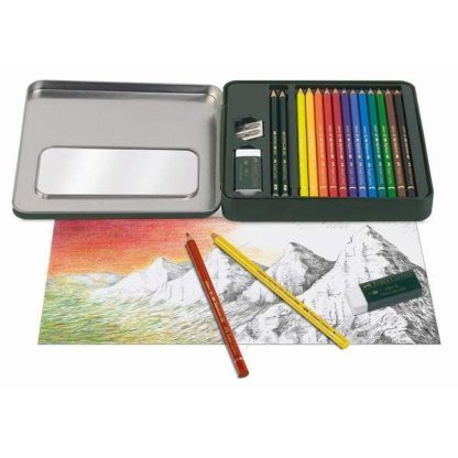 Faber-Castell mixed media készlet: Polychromos & Castell 9000 - Image 3
