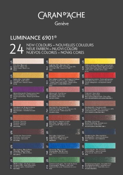 Caran d'Ache Luminance új színek