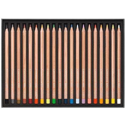 Caran d'Ache Luminance 20 db-os készlet, nyitott