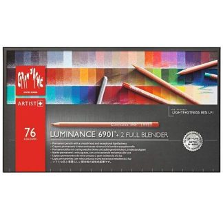 Caran d'Ache Luminance művész színesceruza, 76+2 db-os készlet