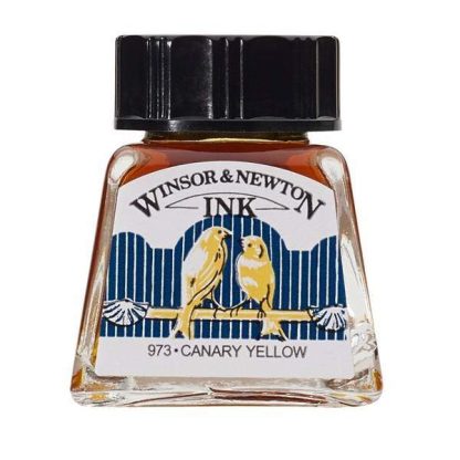 Winsor&Newton tinta, kanárisárga