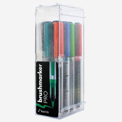 Karin Brushmarker PRO ecsetfilc 12 db-os készlet - Alapszínek