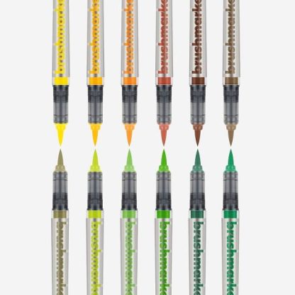 Karin Brushmarker PRO 12 db-os készlet, természet színei