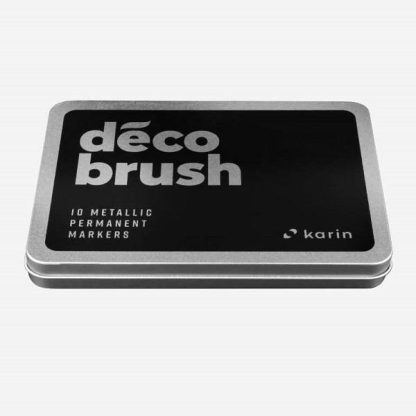 Karin DecoBrush metálszínű ecsetfilc 10 db-os készlet - Image 3