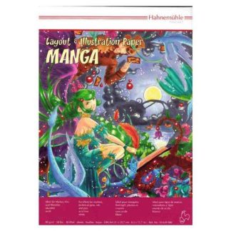Hahnemühle Manga rajztömb markerekhez - 80g, 40 lap, A4 méret