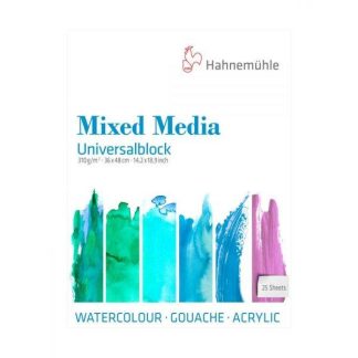 Hahnemühle Mixed Media papírtömb, 310 g/m², 25 lap többféle méretben