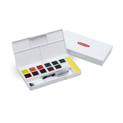 Derwent Inktense akvarellfesték készlet, szilkés, 12 db-os #02 - Image 2