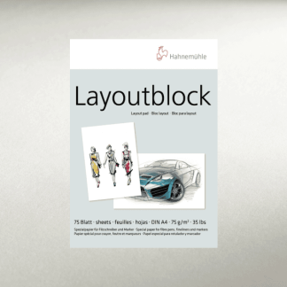 Hahnemühle Layoutblock papírtömb, 75g/m², A4, 75 lap