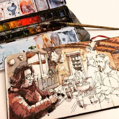 Hahnemühle Akademie Aquarell vázlatfüzet, több méretben - Image 3