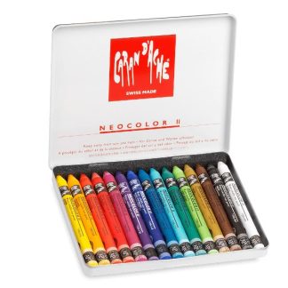 Caran d'Ache Neocolor II elmosható olajpasztell, 15 db