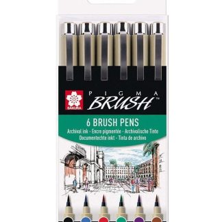 Sakura Pigma Brush ecsetfilc 6 db-os készlet