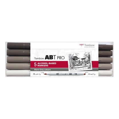 Tombow ABT PRO 5 db-os meleg szürke árnyalatok