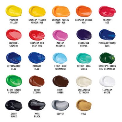 Liquitex Basics akrilfesték készlet 24 darabos