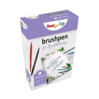 Pentel 4 db-os ecsetfilc készlet, útmutatóval