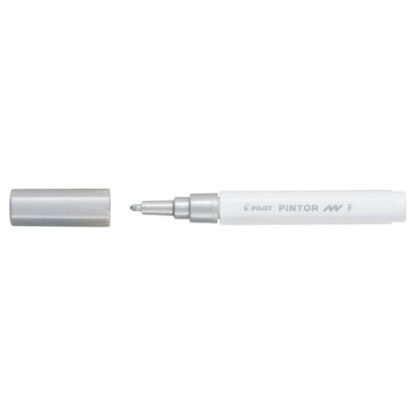 Pilot Pintor dekormarker F (1 mm), ezüst