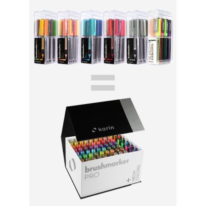 Karin Brushmarker PRO ecsetfilc MegaboxPLUS (72 szín + 3 blender) - Image 3