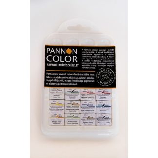 Pannoncolor akvarellfesték, 12 db-os készlet