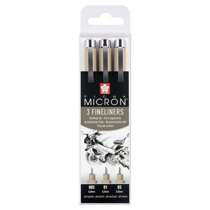 Sakura Pigma Micron, 3 db-os készlet