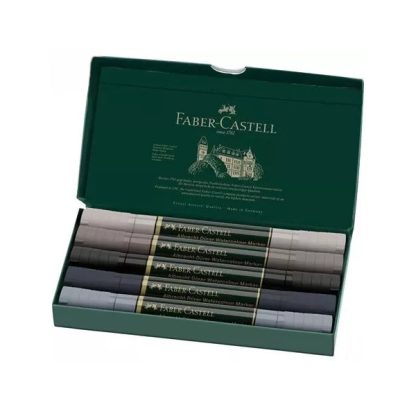 Faber-Castell Albrecht Dürer akvarell ecsetfilc készlet, 5 db, Grey tones - Image 2