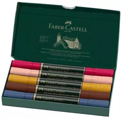 Faber-Castell Albrecht Dürer akvarell ecsetfilc készlet, 5 db, portré színek - Image 2