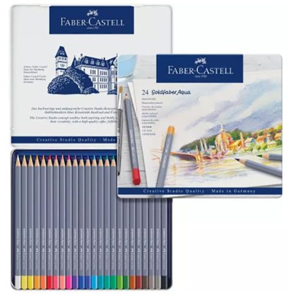 Faber-Castell Goldfaber Aqua akvarellceruza készlet, 24 db-os - Image 2