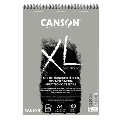 Canson XL Sand Grain papírtömb, szürke és natúr színekben - Image 4