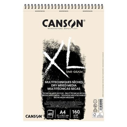 Canson XL Sand Grain papírtömb, szürke és natúr színekben - Image 3