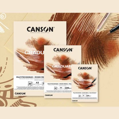 Canson Graduate Mix-Media papírtömb, színezett lapos - Image 2
