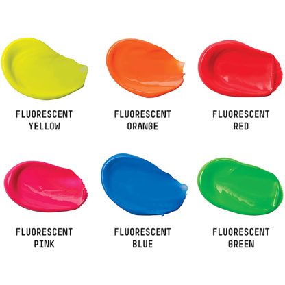 Liquitex Basics akrilfesték készlet, 6x22 ml, fluorescent színek - Image 3