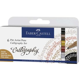 Faber-Castell Pitt kalligrafikus filckészlet, 6 db