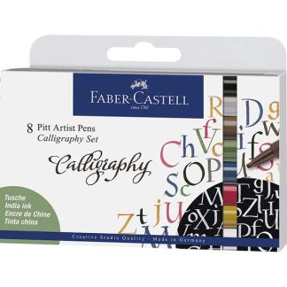 Faber-Castell Pitt kalligrafikus filckészlet, 8 db