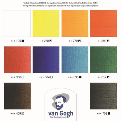 Talens Van Gogh olajfesték készlet, 10 x 20 ml - Image 2