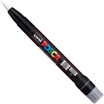 UNI Posca ecsetvégű dekormarker (PCF-350) - Image 3