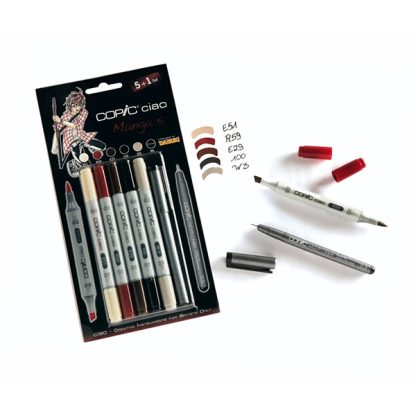Copic Ciao alkoholos marker készlet, 5+1 db, Manga 5
