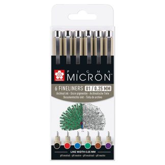 Sakura Pigma Micron színes készlet, 01