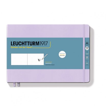Leuchtturm1917 vázlatfüzet, fekvő - Lilac