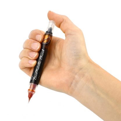 Pentel Hybrid Dual Metallic kétszínű, csillámos ecsetfilc - Image 2