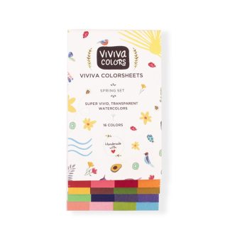 Viviva Colorsheets akvarellfesték - Spring