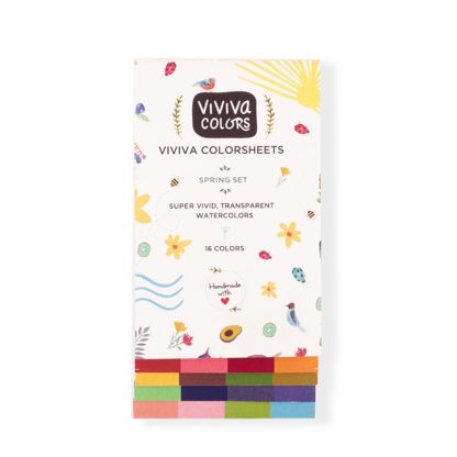 Viviva Colorsheets akvarellfesték - Spring